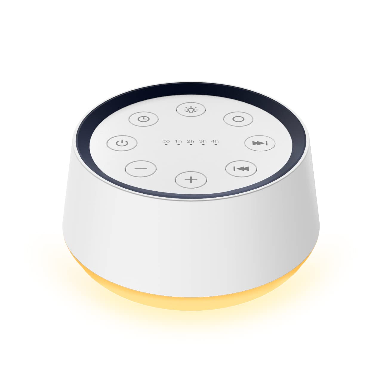 BrownNoise Sound Machine — 30 Soothing Sounds, 12 Night Light Colors, Memory, 36 Volume Levels, 5 Timers