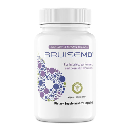 BruiseMD Arnica 1000mg & Bromelain 500mg – 7-Day Bruise & Swelling Capsules BritishVita | Premium UK Vitamins & Wellness Supplements