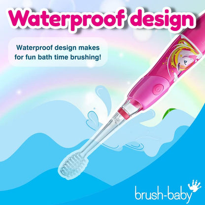 Brush-Baby KidzSonic Unicorn Kids Electric Toothbrush 3+ | DeepClean Bristles