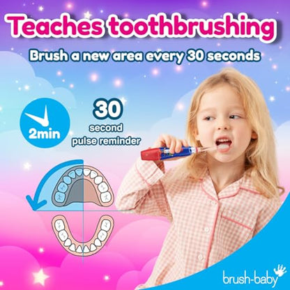 Brush-Baby KidzSonic Unicorn Kids Electric Toothbrush 3+ | DeepClean Bristles