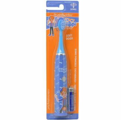 Brush Buddies Blippi Kids Electric Toothbrush – Battery Powered Sonic Toothbrush