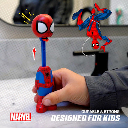 Brush Buddies Captain America Kids Toothbrush — Soft Bristles & Poppin' Cap