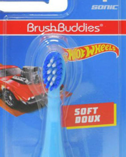 Brush Buddies Hot Wheels Sonic Powered Kids Toothbrush – Blue