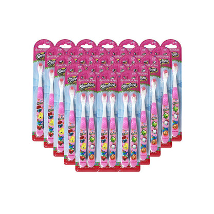 Brush Buddies 2 Piece Shopkins Toothbrush – Kids' Soft Bristle Set