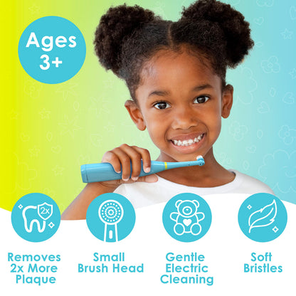 Brusheez Kids’ Electric Toothbrush Set for Ages 3+ – Ollie The Elephant