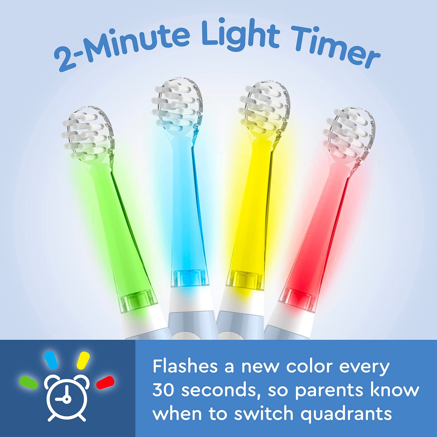Brusheez Toddlers Sonic Toothbrush – Safe 1-3 yrs, 2-Min Timer (Kiwi the Koala)
