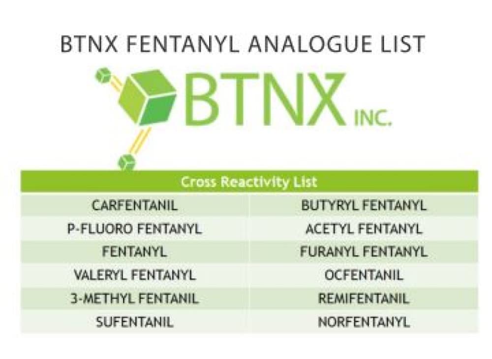 BTNX Inc Fentanyl Test Strips for Liquids & Powders – 10 Pack | Rapid Response
