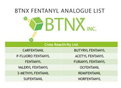 BTNX Inc Fentanyl Test Strips for Liquids & Powders – 10 Pack | Rapid Response