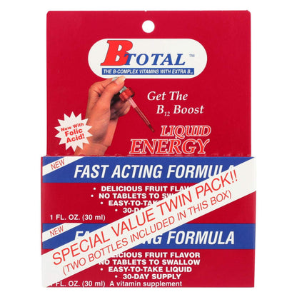 Sublingual B-Total Twin Pack - 2 fl oz | Vitamin B12 & B-Complex