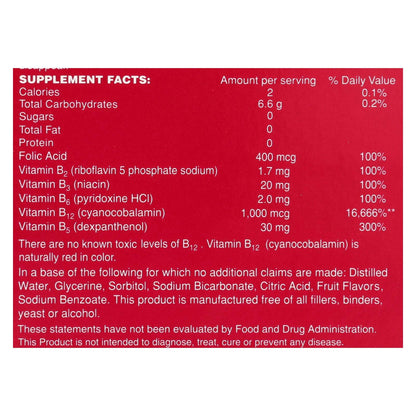 Sublingual B-Total Twin Pack - 2 fl oz | Vitamin B12 & B-Complex