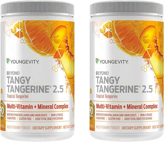 Youngevity Beyond Tangy Tangerine 2.5 Tropical Tangerine – Ultimate Multi-Vitamin & Mineral Complex (8,000 ORAC) BritishVita | Premium UK Vitamins & Wellness Supplements