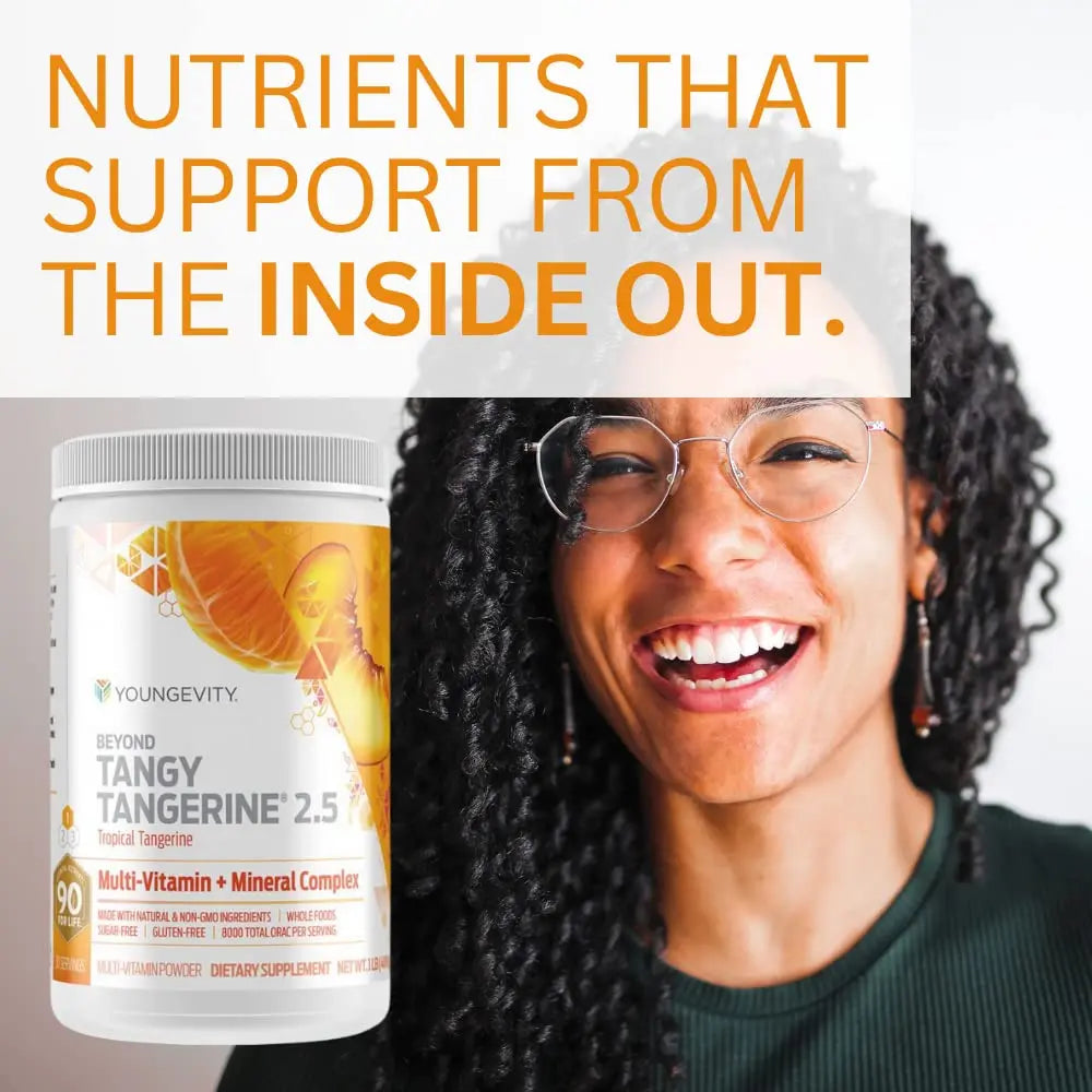 Youngevity Beyond Tangy Tangerine 2.5 Tropical Tangerine – Ultimate Multi-Vitamin & Mineral Complex (8,000 ORAC) BritishVita | Premium UK Vitamins & Wellness Supplements
