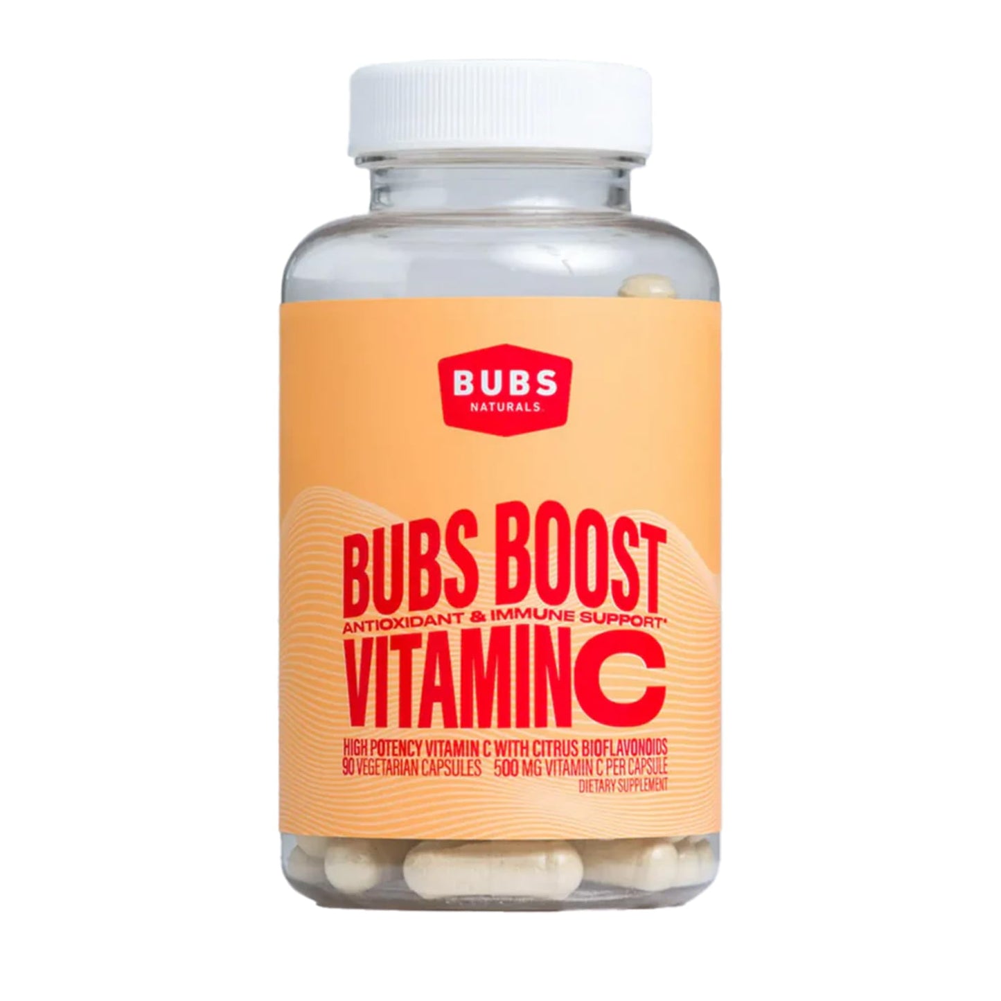 BUBS Naturals Vitamin C with Bioflavonoids – Immune Support & Collagen Health (90 Count)