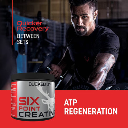 Bucked Up Six Point Creatine™ – Six Types of Creatine for Men & Women