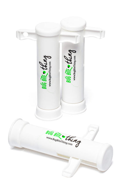 BUG BITE THING Suction Tool — Natural Insect Bite Relief (White, 3 Pack)