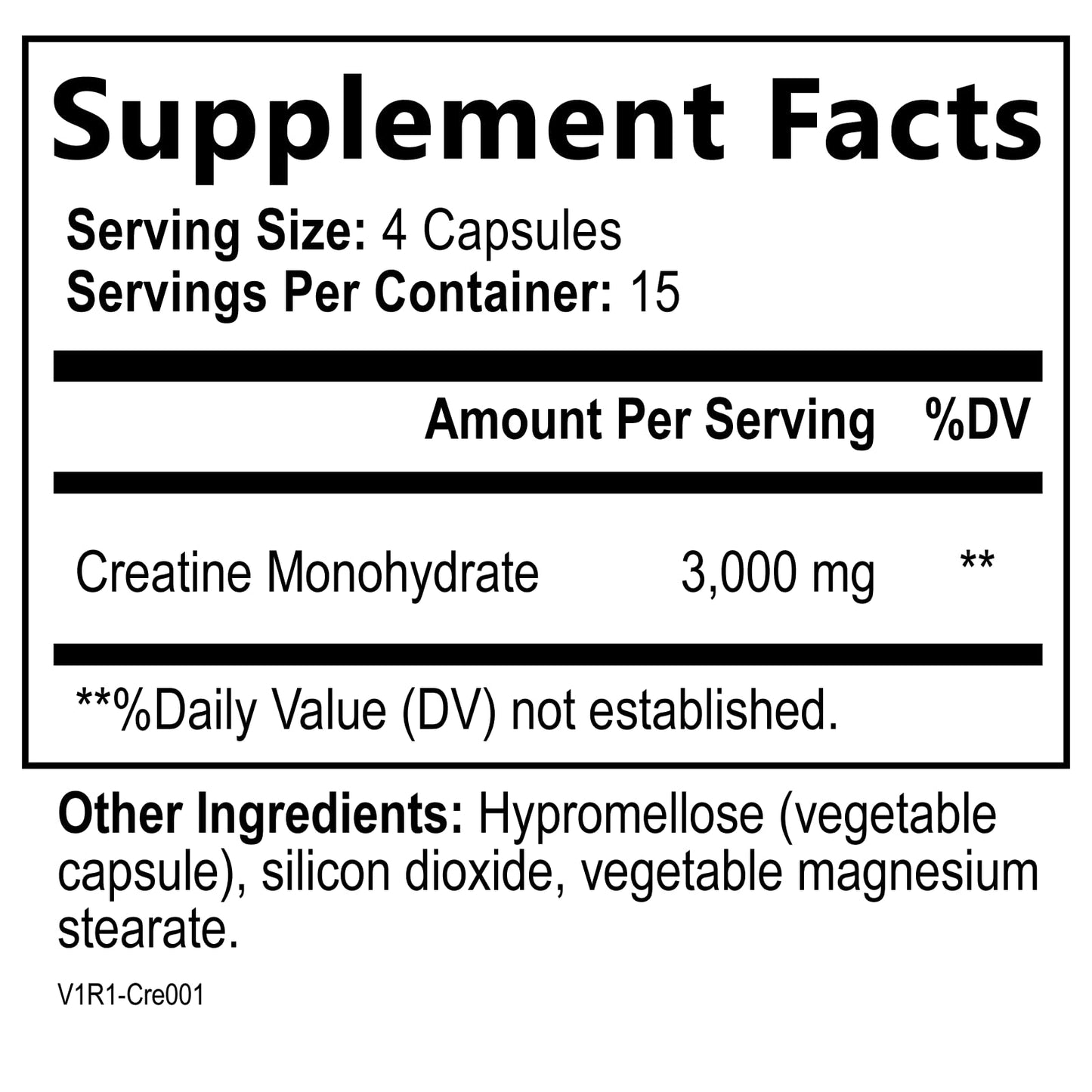 Built by Nature Creatine Monohydrate Pills - Micronized Creatine Supplement for Men & Women - Muscle Strength, Energy, Endurance, and Recovery - Gluten-Free, Vegan, Non-GMO - 60 Capsules