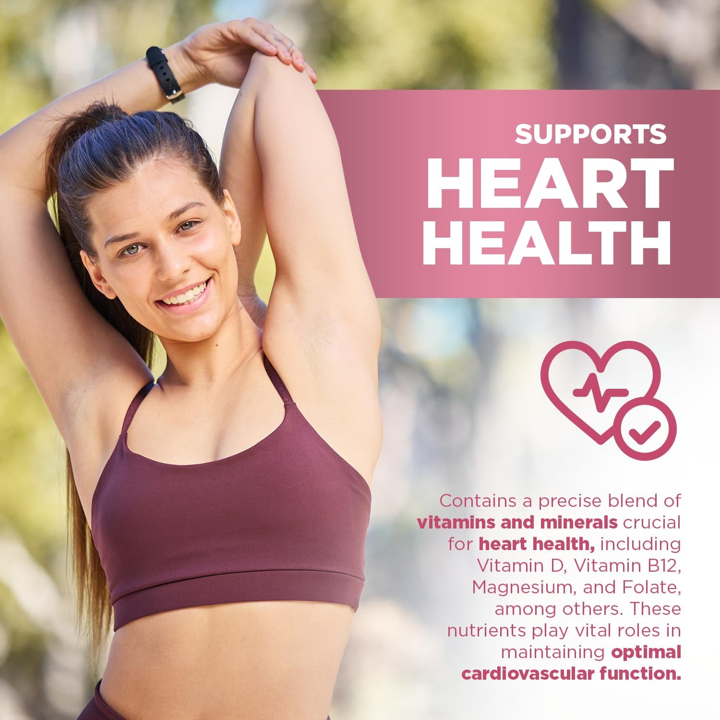 Built By Nature Vitamins for Women – Complete Daily Multivitamin with Iron & Calcium