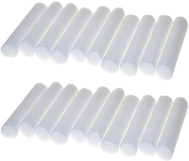 Wild Essentials 24 Pack Fiber Wick Inhaler Refills – 4 cm Blank Nasal Sticks for On-The-Go Aromatherapy