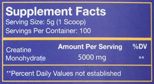 Raw Barrel No Bull Creatine Powder 500g | Monohydrate Creatine for Fast Recovery, Strength & Muscle