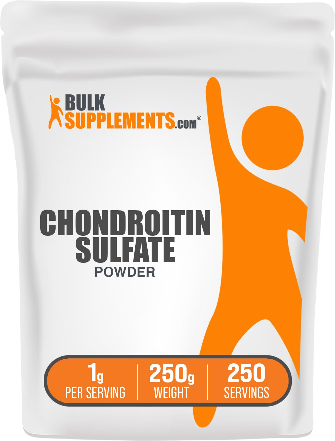 Chondroitin Sulfate Powder 1g – Joint Support, Gluten Free | BulkSupplements