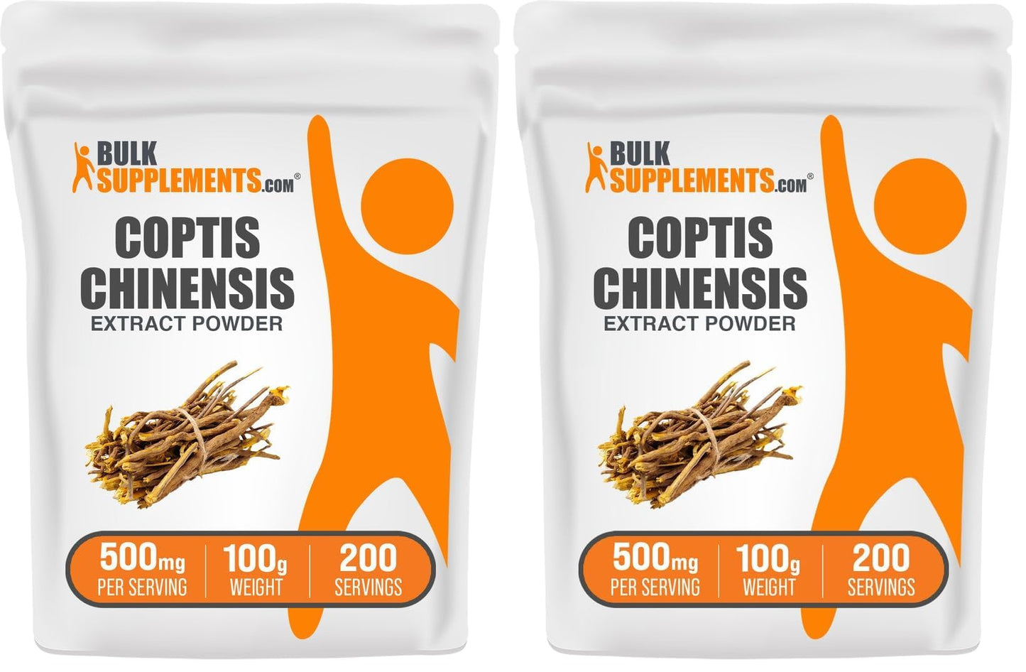 BulkSupplements Coptis Chinensis Extract Powder – Golden Thread, 500 mg per Serving, 100 g (Pack of 2)
