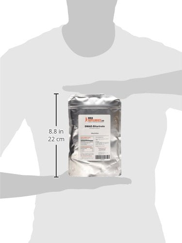 BulkSupplements.com DMAE Bitartrate Powder – 350mg per Serving, Unflavored, Gluten Free, 250g
