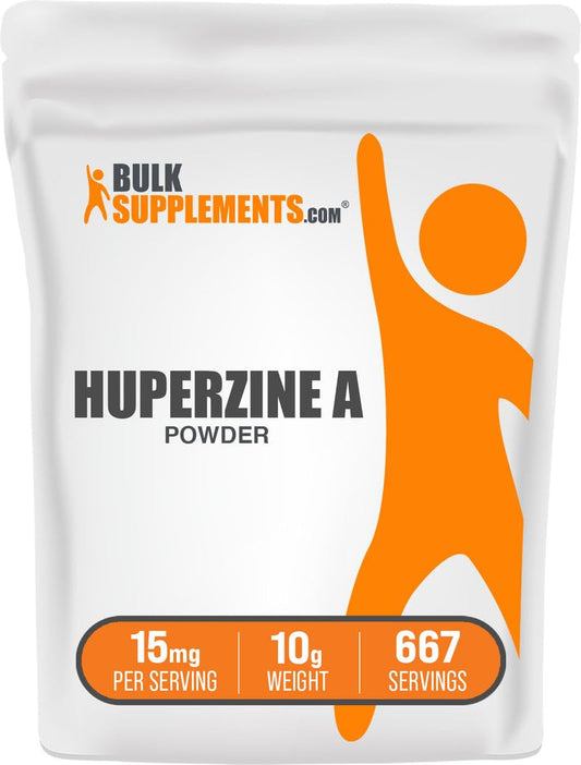 BulkSupplements Huperzine A Powder – Gluten Free, 15 mg/Serving, 10 g BritishVita | Premium UK Vitamins & Wellness Supplements