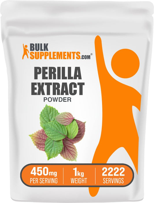 BulkSupplements Perilla Extract Powder – 450mg Serving, 1kg – Vegan & Gluten-Free BritishVita | Premium UK Vitamins & Wellness Supplements