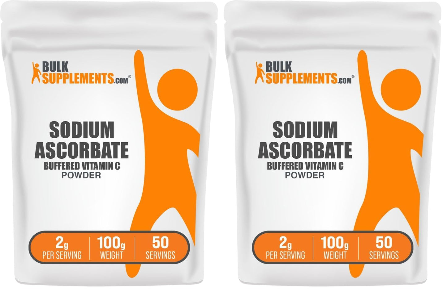 BulkSupplements Sodium Ascorbate Powder – Immune Support, Buffered Vitamin C, Gluten Free