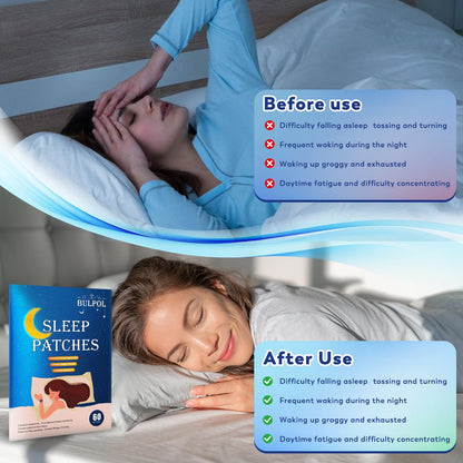 BULPOL Sleep Patches for Adults – 60 Pack, All-Natural Deep Sleep