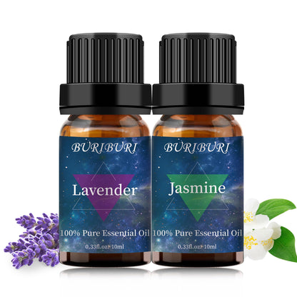 Lavender & Jasmine Essential Oils Gift Set – 10ml x 2 | 100% Pure