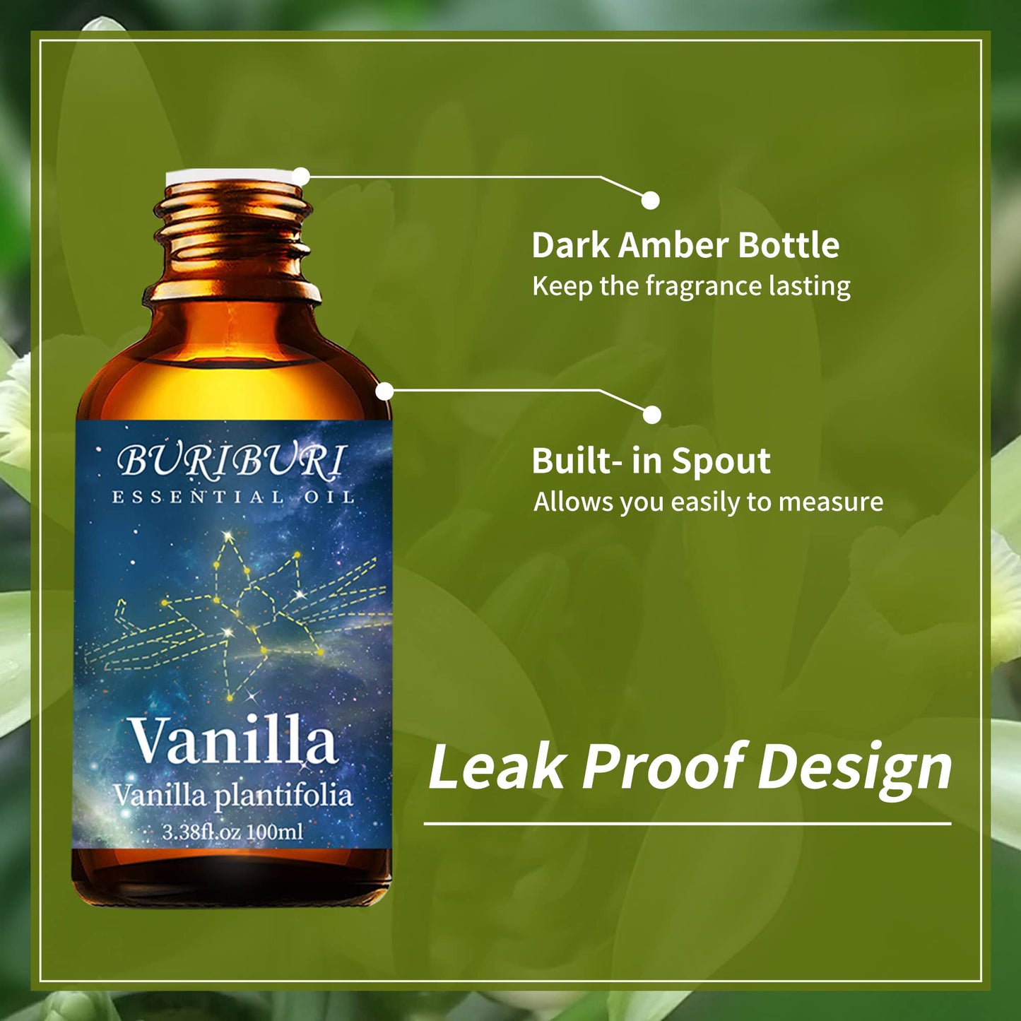 BURIBURI Vanilla & Coconut Essential Oils 100ml – Organic Aromatherapy