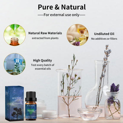 Lavender & Jasmine Essential Oils Gift Set – 10ml x 2 | 100% Pure