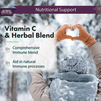 Buried Treasure ACF Immune Support - Vitamin C, Elderberry & Zinc