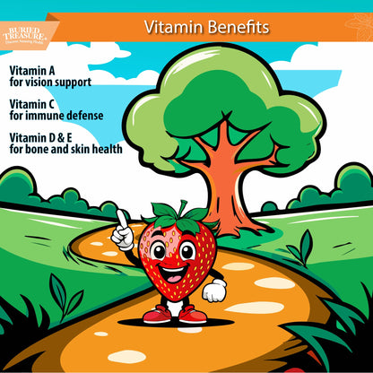 Buried Treasure Kids Liquid Multivitamin - 16 oz, 16 Servings, Orange Mango Flavor