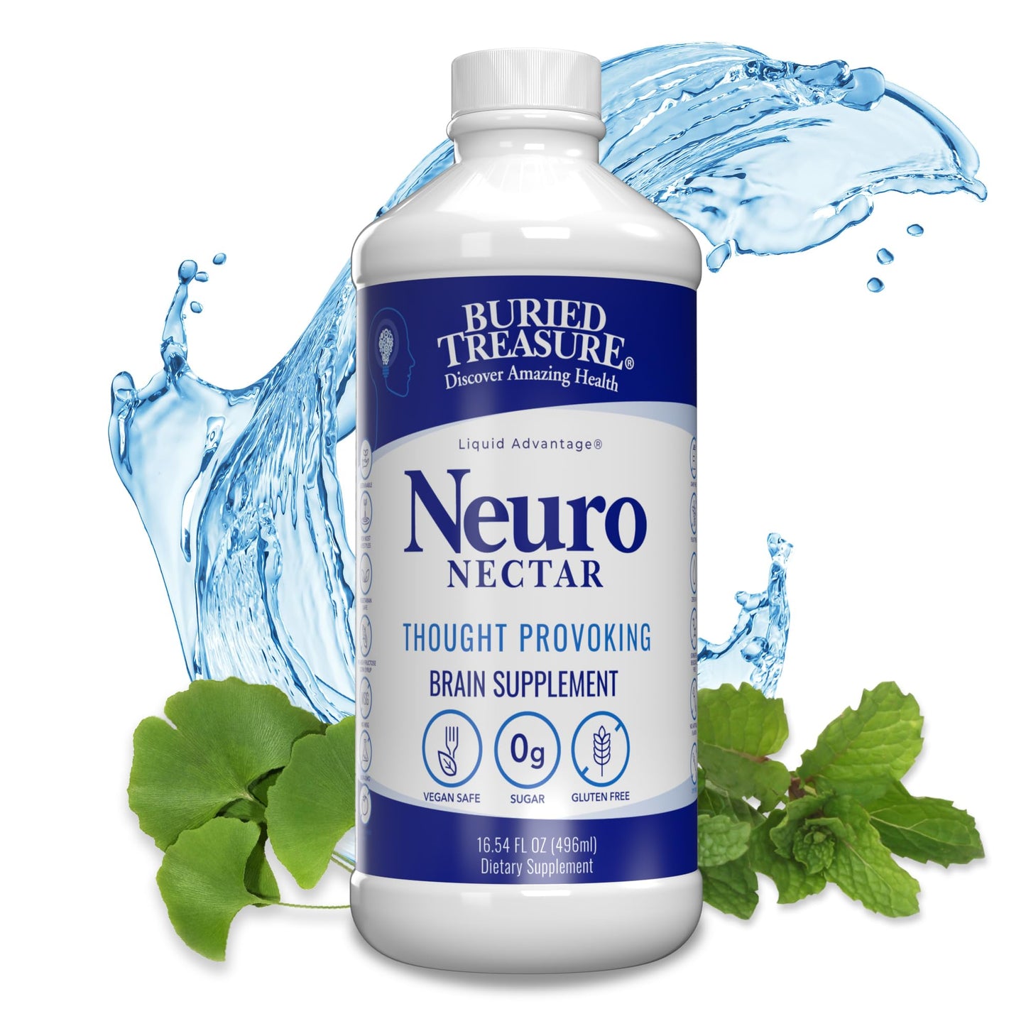 Buried Treasure Neuro Nectar Memory & Mental Focus - 16 oz Liquid Supplement