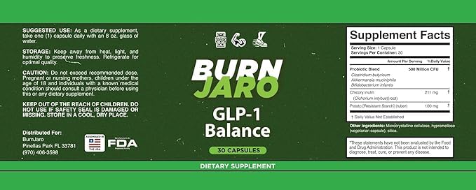 MounDrops Burn Jaro Capsules – Official BurnJaro, Pink Salt, All-Natural Energy Detox (30 Capsules)