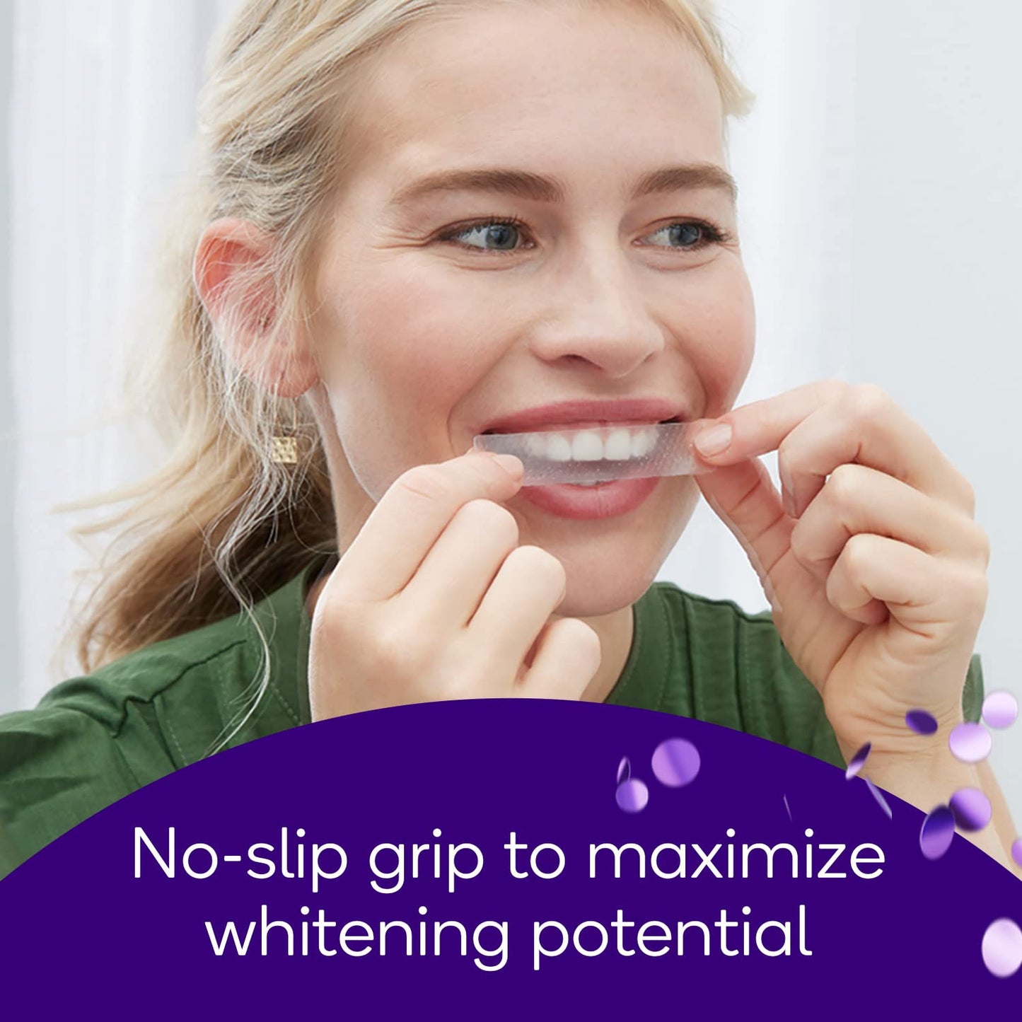Burst Sensitive Teeth Whitening Strips (Mint) – 20 Strips / 10 Treatments | Enamel-Safe, No-Slip Grip
