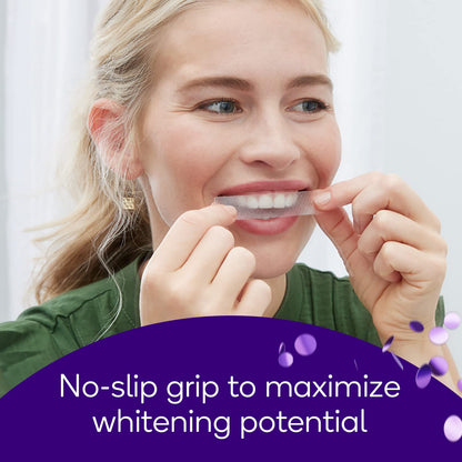 Burst Sensitive Teeth Whitening Strips (Mint) – 20 Strips / 10 Treatments | Enamel-Safe, No-Slip Grip