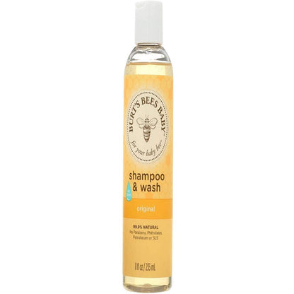 Burt's Bees Baby Bee Original Shampoo & Wash 8 oz – Tear-Free Baby Wash