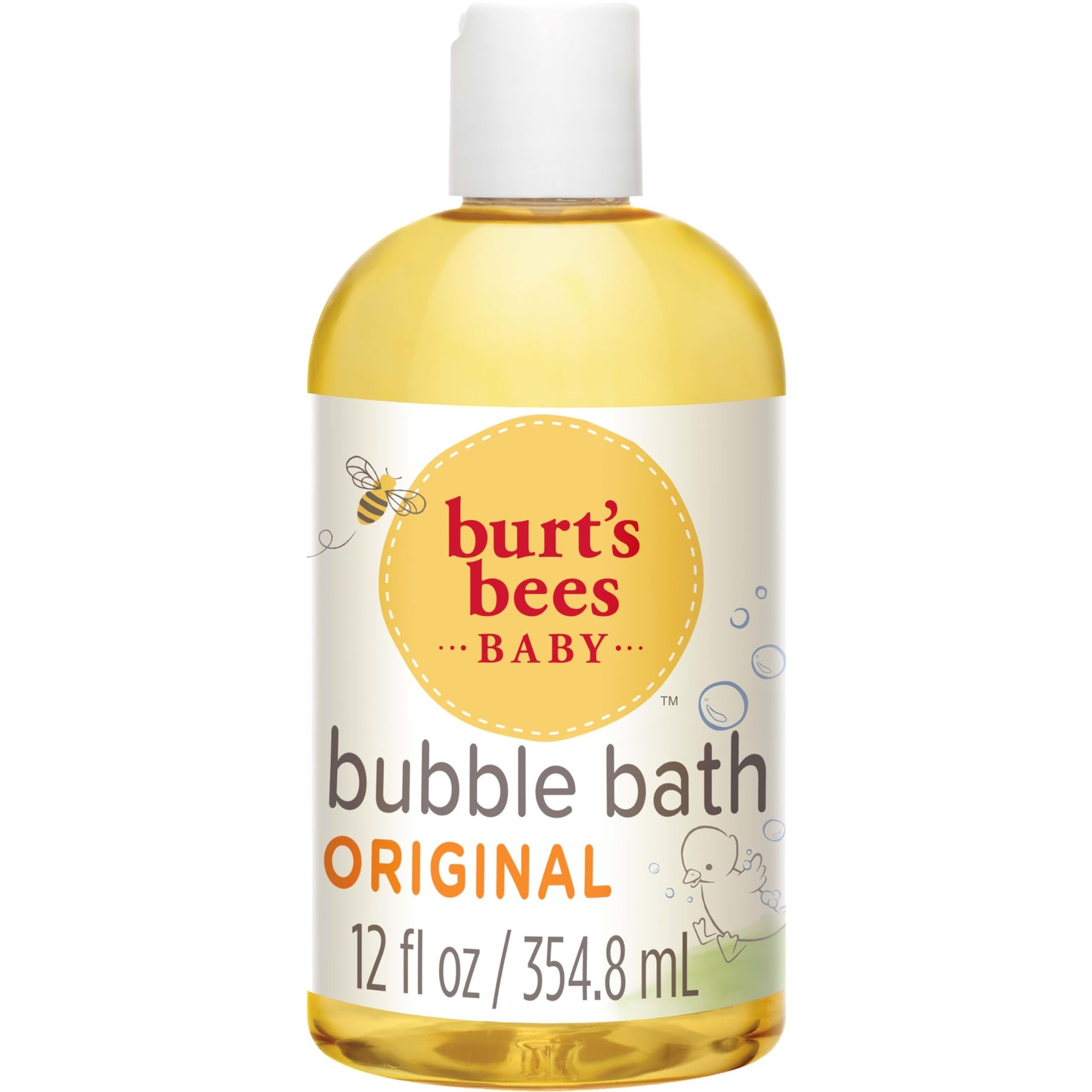 Burt’s Bees Baby Bubble Bath, Tear Free Baby Wash – 12 Fluid Ounces
