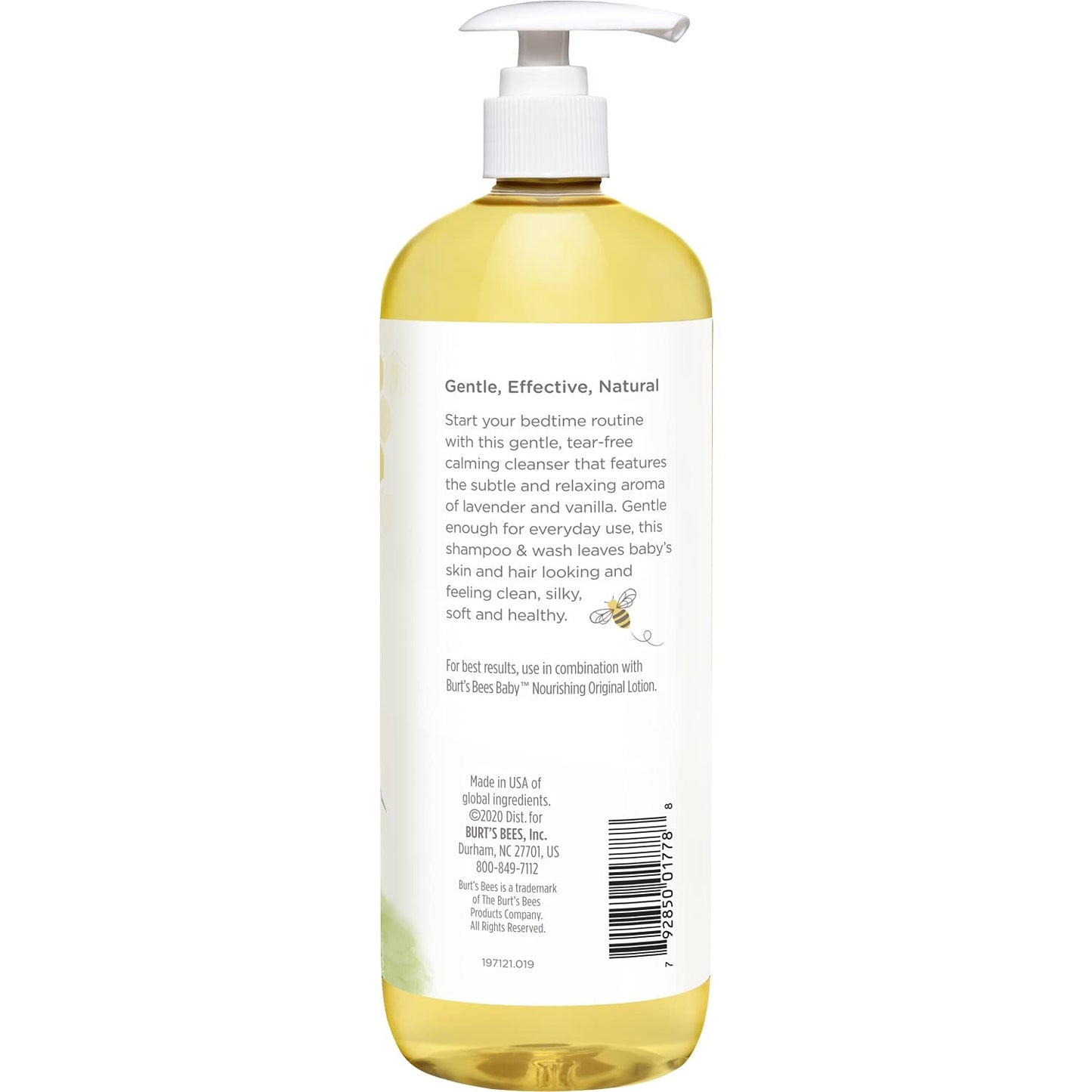 Burt's Bees Baby Shampoo & Wash Calming – 21 Ounces (Pack of 3)