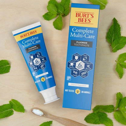 Burt's Bees Complete Multi-Care Toothpaste 4.7 oz – Pack of 3