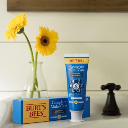 Burt's Bees Complete Multi-Care Toothpaste 4.7 oz – Pack of 3