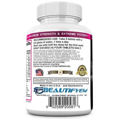 Butt X-Large Butt Enlargement & Booty Enhancement – Natural Glutes Pills (1 Month)