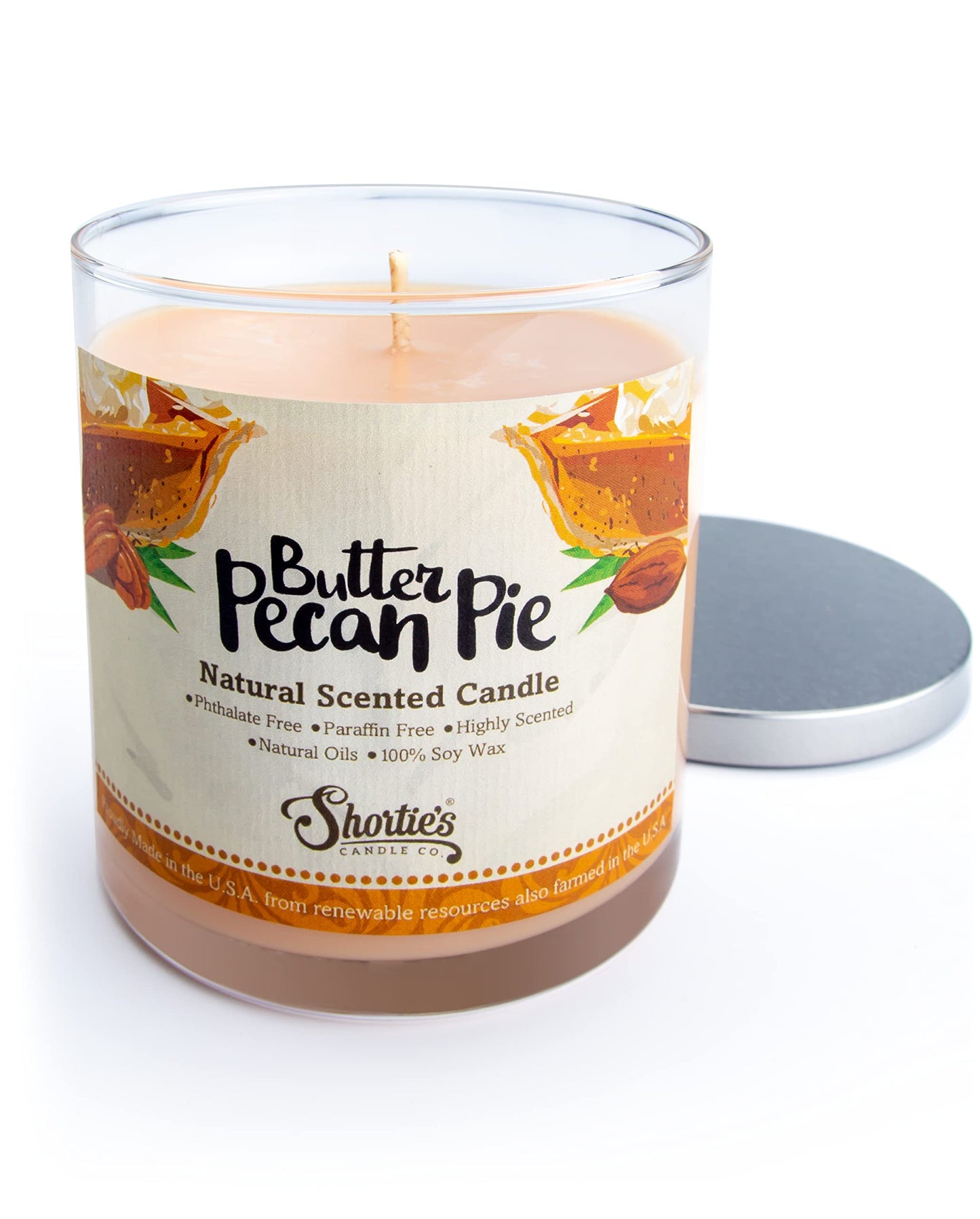 Butter Pecan Pie Soy Candle – 100% Soy, Phthalate Free, 9 oz