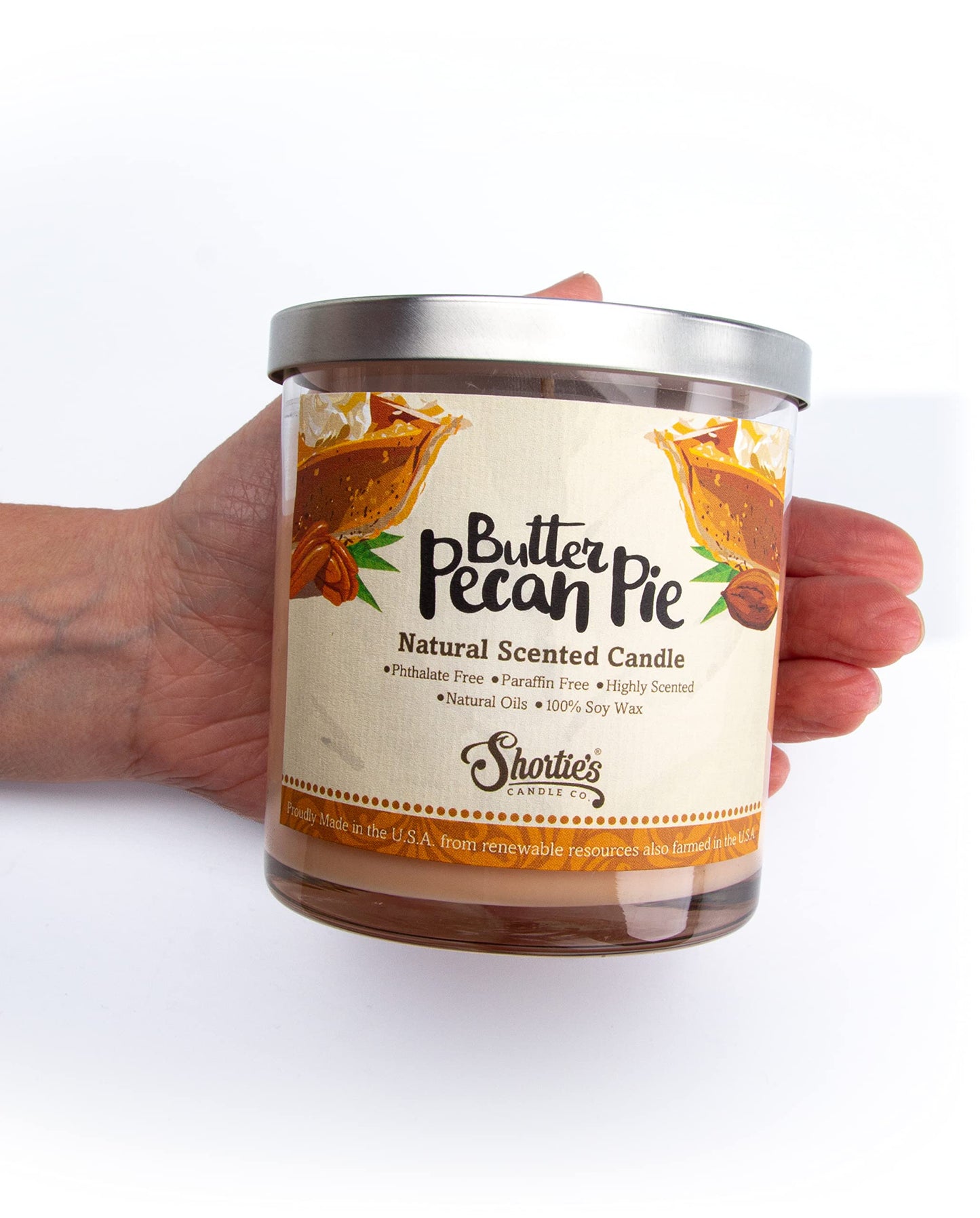 Butter Pecan Pie Soy Candle – 100% Soy, Phthalate Free, 9 oz