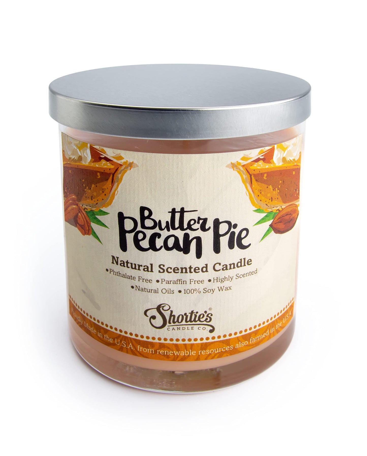 Butter Pecan Pie Soy Candle – 100% Soy, Phthalate Free, 9 oz