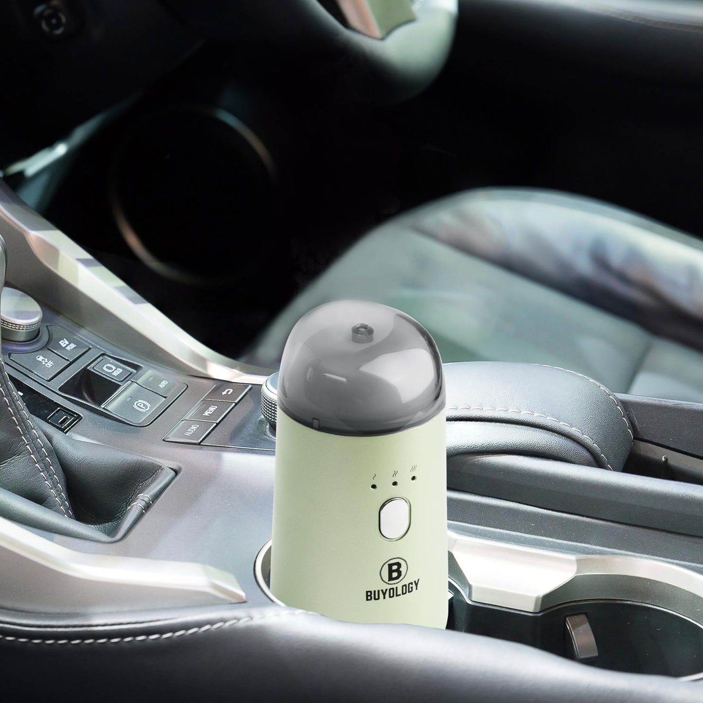 Buyology Rechargeable Car Diffuser – Waterless Nebulizing Aromatherapy (Cordless)