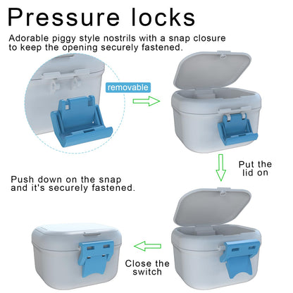 BVN Leakproof Denture Cup - Travel Storage Case with Filter